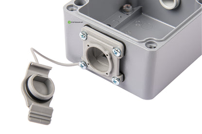 Pintarasia IP67, 1xRJ45, EiLiit. IP67 Outlet Keystone, Aluminium Kuva - 4
