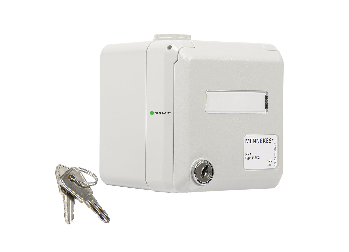 Pintarasia IP44, lukolla, EI liit. IP44 Wall Outlet Keystone 417503