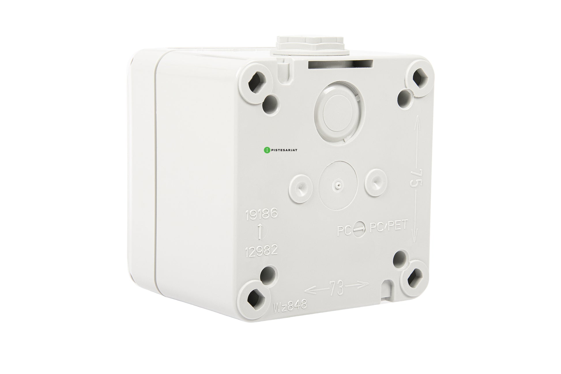 Pintarasia IP44, lukolla, EI liit. IP44 Wall Outlet Keystone 417503 Kuva - 1