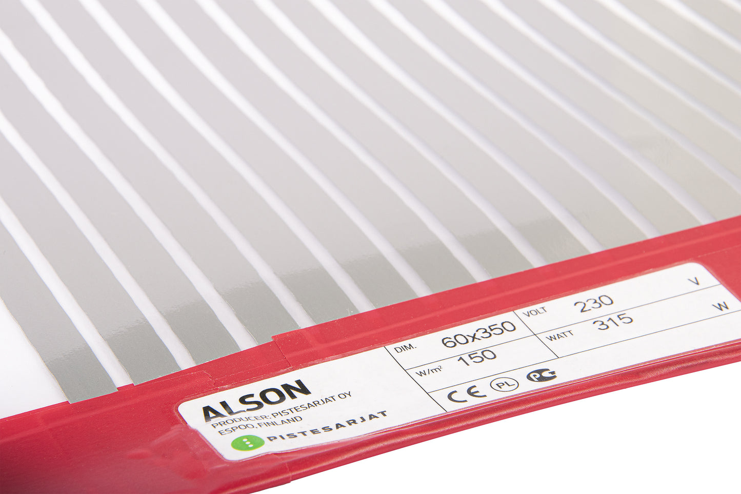 ALSON Kattolämmityselementit 150W/m² Leveys 60cm Kuva - 2