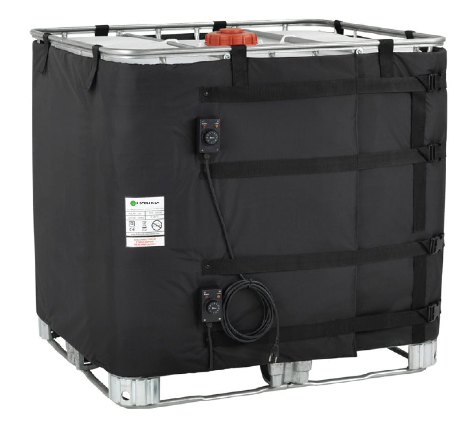 IBC-kontin lämmityselementit PST 2000W 1,0x4,4m 0-90°C ja 0-40°C