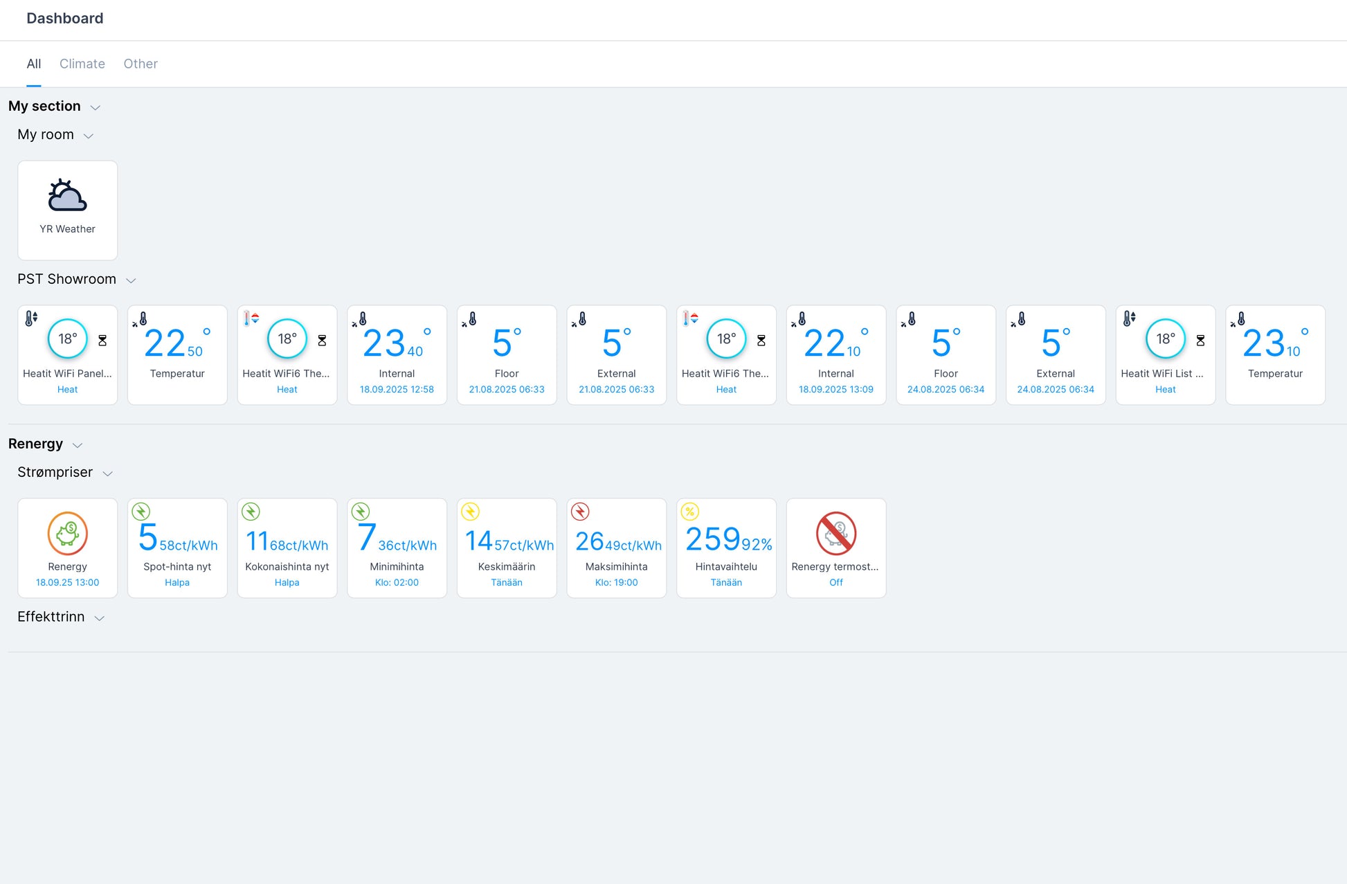 Yubii Home Center 3 ja Home center 3 Lite automaatio- ja älykotijärjestelmät pörssisähköohjauksella Kuva - 2