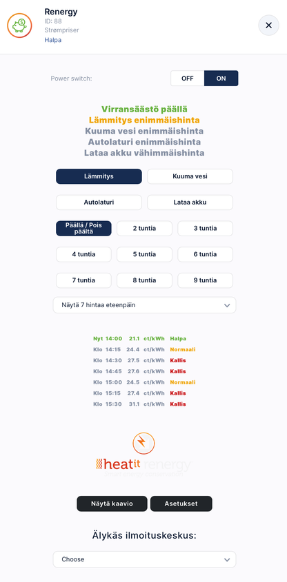 Yubii Home Center 3 ja Home center 3 Lite automaatio- ja älykotijärjestelmät pörssisähköohjauksella Kuva - 3