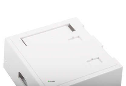 Pintarasia, 2xRJ45, Ei liit., pölys Surface mount box 2x Keystone Kuva - 1