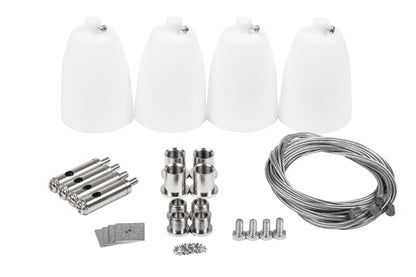 Vaijeri ripustus säteilijöille 2m Cable suspension set for Basic, GS, S+