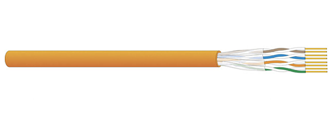 Tietoverkkokaapeli-Cat6a CU692 Cca Cat.6a U/UTP FRNC/LS0H 4Px0,60 Cca