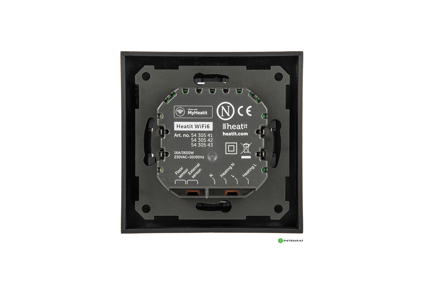 Älytermostaatti Heatit WiFi6 BLE 16A valkoinen / musta Kuva - 7