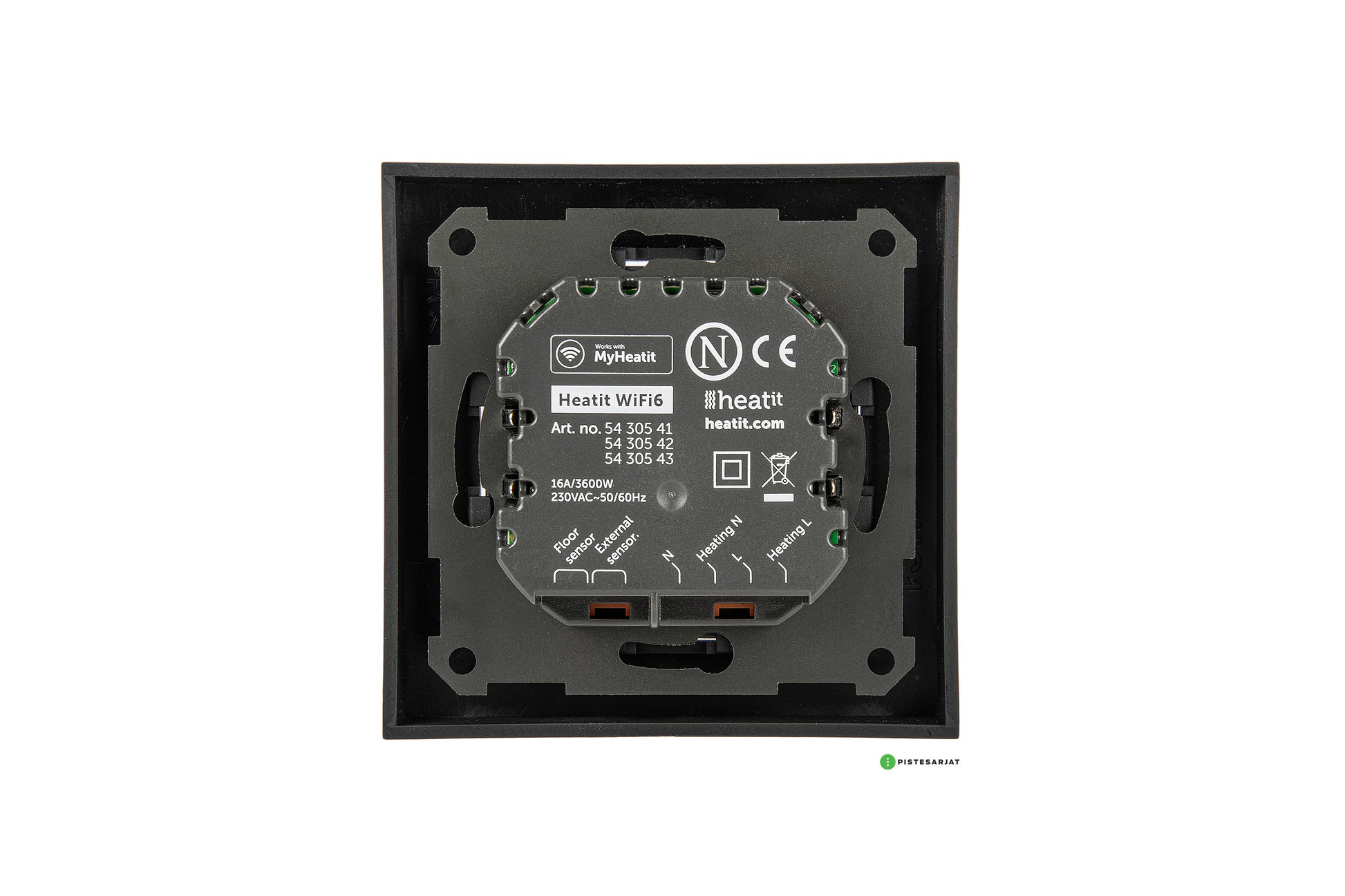 Älytermostaatti Heatit WiFi6 BLE 16A valkoinen / musta Kuva - 7