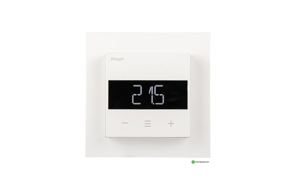 Älytermostaatti Heatit WiFi6 BLE 16A valkoinen / musta Kuva - 1