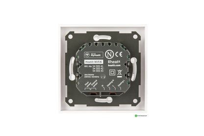 Älytermostaatti Heatit WiFi6 BLE 16A valkoinen / musta Kuva - 3