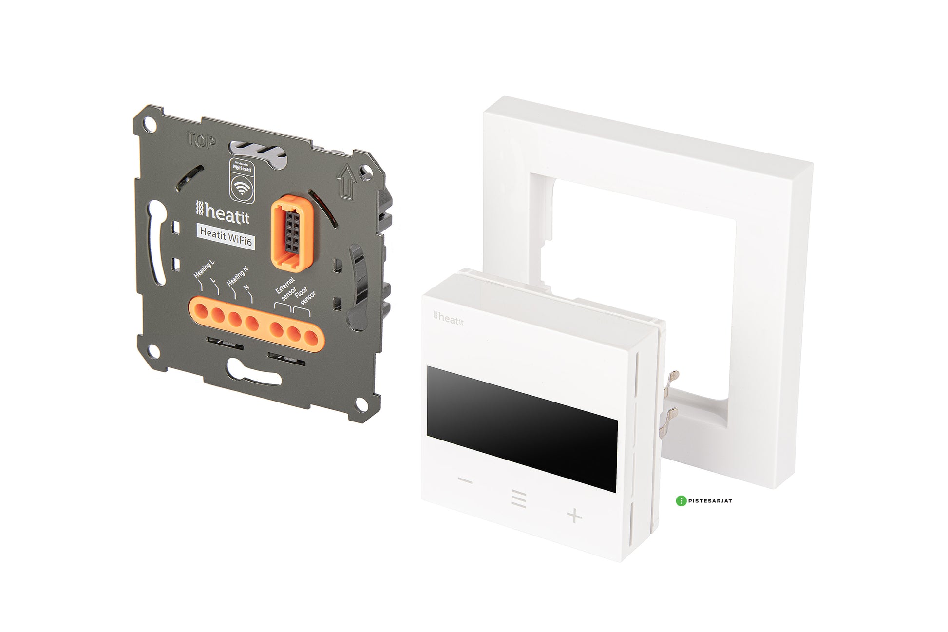 Älytermostaatti Heatit WiFi6 BLE 16A valkoinen / musta Kuva - 4