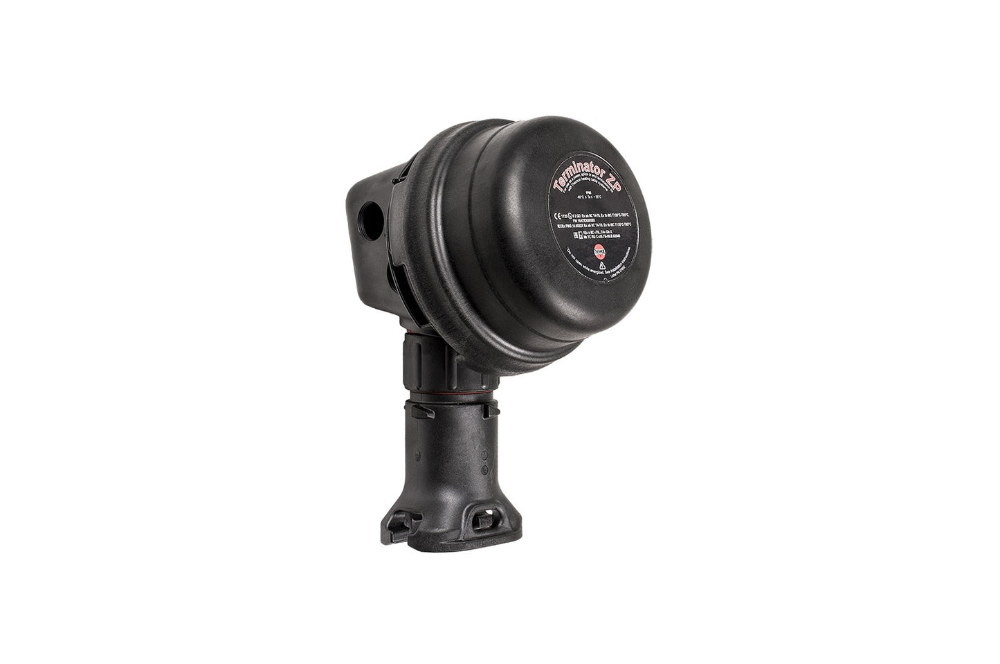 Kytkentärasia putkijalalla Terminator ZP-XP